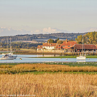 Buy canvas prints of Bosham West Sussex -  Painted Effect  by Suzy B