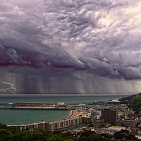 Buy canvas prints of Storm over the Channel by Stuart Chapman