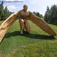 Buy canvas prints of Winged man by Peter Park