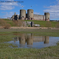 Buy canvas prints of Rhuddlan Castle by Peter Park