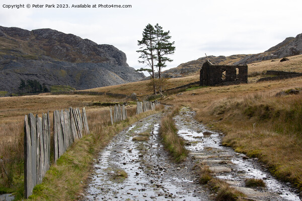 Chapel Cwmorthin Picture Board by Peter Park