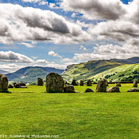 Buy canvas prints of Castlerigg Stone Circle by Peter Hatton