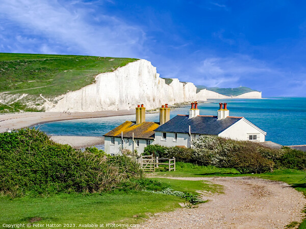 The Severn Sisters and Beachy Head  Picture Board by Peter Hatton