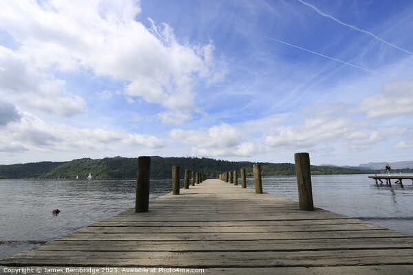 Windermere Jetty Picture Board by James Bembridge