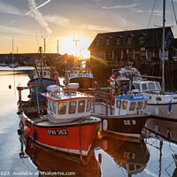 Buy canvas prints of Mevagissey Sunrise  by Andy Durnin
