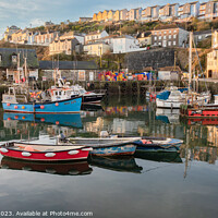 Buy canvas prints of Mevagissey Harbour Sunrise 5 by Andy Durnin