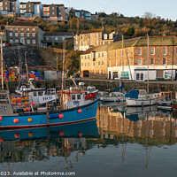 Buy canvas prints of Mevagissey Harbour Sunrise by Andy Durnin