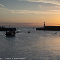 Buy canvas prints of Mevagissey Habour Sunrise by Andy Durnin
