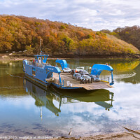 Buy canvas prints of King Harry Ferry Autumn by Andy Durnin