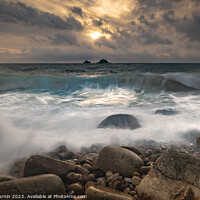 Buy canvas prints of Porth Nanven Sunset by Andy Durnin