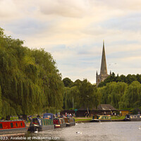 Buy canvas prints of River Avon at Stratford Upon Avon by Andy Durnin