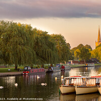 Buy canvas prints of Stratford Upon Avon and River Avon by Andy Durnin
