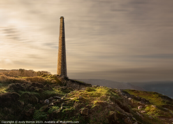 The Stack at Botallack Mine Picture Board by Andy Durnin