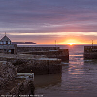 Buy canvas prints of Charlestown Harbour Sunrise 2 by Andy Durnin