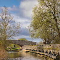 Buy canvas prints of Aynho Weir, Banbury by Andy Durnin