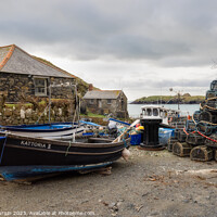 Buy canvas prints of Mullion Cove Harbour by Andy Durnin
