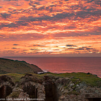 Buy canvas prints of Botallack Sunset by Andy Durnin