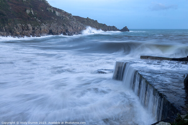 Whispers of Time: Lamorna Cove's Coastal Ballet Picture Board by Andy Durnin