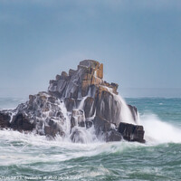 Buy canvas prints of Harmony Unveiled: Nature's Dance Between Rock and Sea by Andy Durnin
