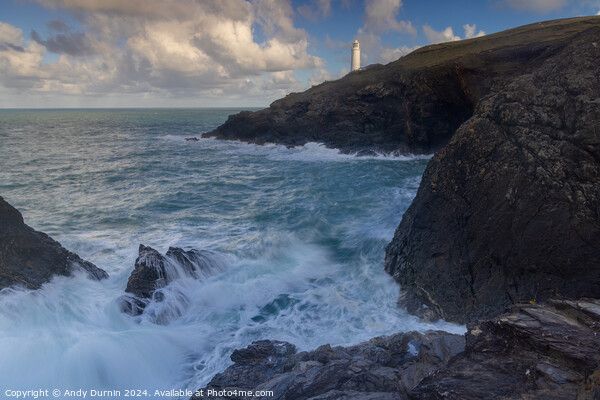 Trevose Head Lighthouse Picture Board by Andy Durnin