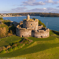Buy canvas prints of St Mawes Castle by Andy Durnin