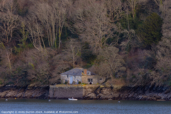 River Fowey Cottage Picture Board by Andy Durnin