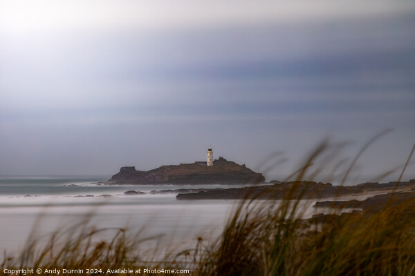 Godrevy Lighthouse Picture Board by Andy Durnin