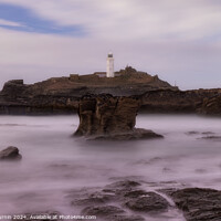 Buy canvas prints of Ethereal Godrevy by Andy Durnin