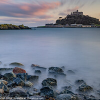 Buy canvas prints of St Michaels Mount Long Exposure by Andy Durnin