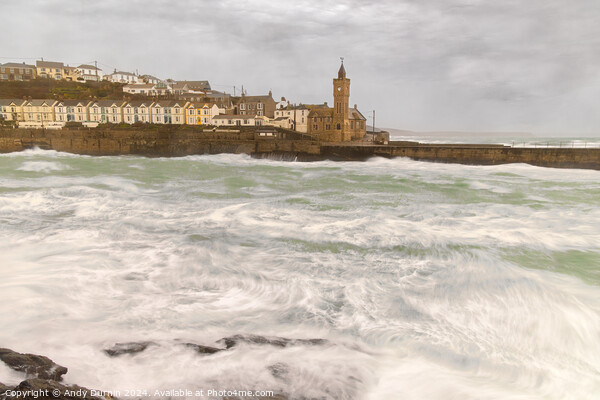 A Breezy Porthleven Picture Board by Andy Durnin