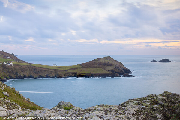 Cape Cornwall From Kenidjack Picture Board by Andy Durnin