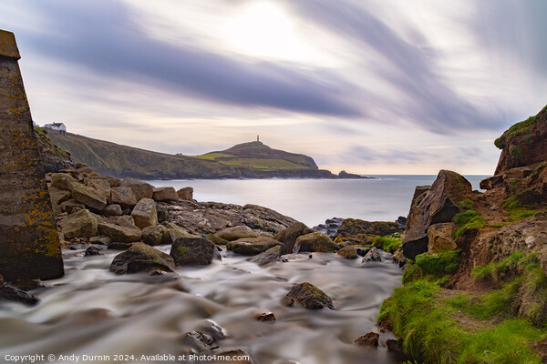 cape Cornwall from Kenidjack Valley Picture Board by Andy Durnin