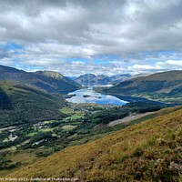 Buy canvas prints of Loch Leven from the  Pap of Glencoe  by John Wilson