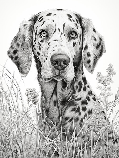American Leopard Hound Picture Board by K9 Art