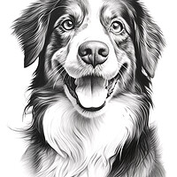 Buy canvas prints of Appenzeller Sennenhund Pencil Drawing by K9 Art
