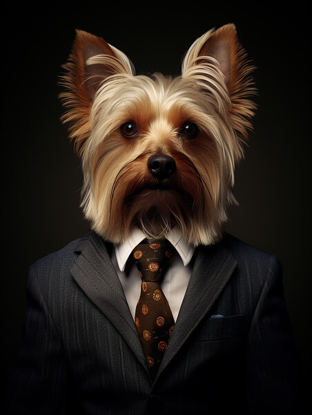 Australian Silky Terrier Picture Board by K9 Art