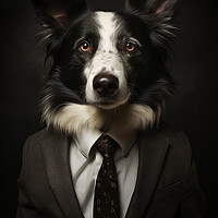 Buy canvas prints of Border Collie by K9 Art
