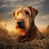 Buy canvas prints of Airedale Terrier by K9 Art
