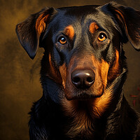 Buy canvas prints of Beauceron by K9 Art