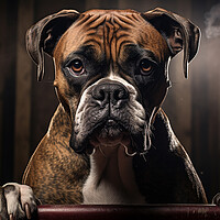 Buy canvas prints of Boxer by K9 Art