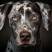 Buy canvas prints of Catahoula Leopard Dog by K9 Art