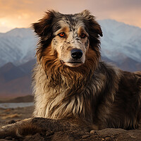 Buy canvas prints of Central Asian Shepherd Dog by K9 Art