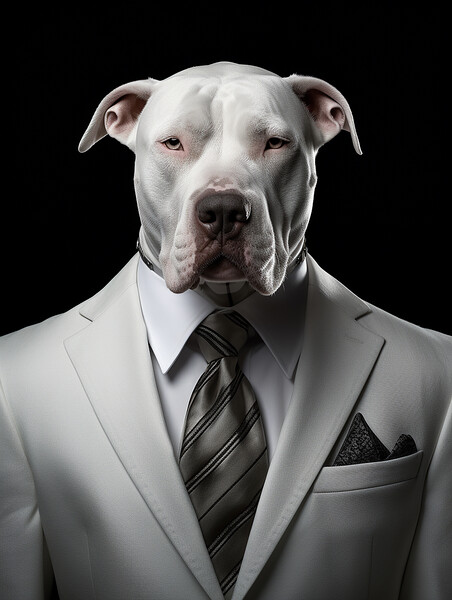 Dogo Argentino Picture Board by K9 Art