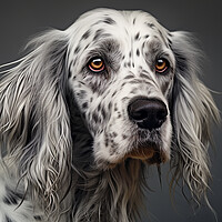 Buy canvas prints of English Setter by K9 Art