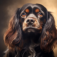 Buy canvas prints of English Toy Spaniel by K9 Art