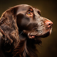 Buy canvas prints of German Long Haired Pointer by K9 Art