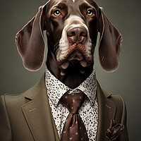 Buy canvas prints of German Shorthaired Pointer by K9 Art