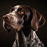 Buy canvas prints of German Shorthaired Pointer by K9 Art