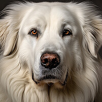 Buy canvas prints of Great Pyrenees by K9 Art