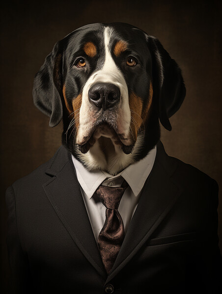 Greater Swiss Mountain Dog Picture Board by K9 Art